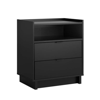 Prepac Simply Modern 23.75 2-Drawer Nightstand - Black|Table de nuit Simply Modern de Prepac de 23,75 po à 2 tiroirs - noire