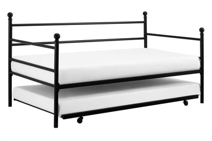 DHP Daybed and Trundle Metal Bed - Black|Lit de repos et lit gigogne DHP en métal - noirs|D18DRGJE