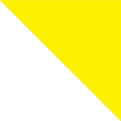 Table de nuit Liberty de Manhattan Comfort de style moderne du milieu du 20e siècle avec compartiment et tiroir - blanche et jaune