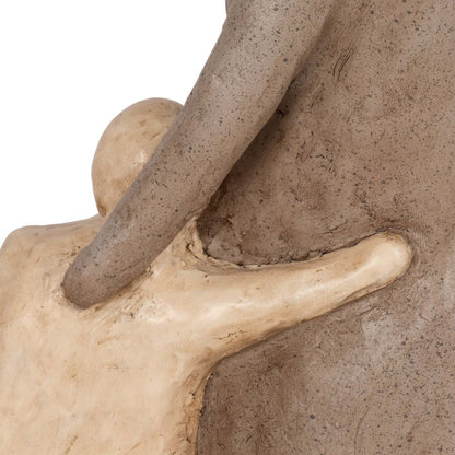 Résine 10 Parent et Enfant - Marron|Parent et enfant de 10 po en résine - brun