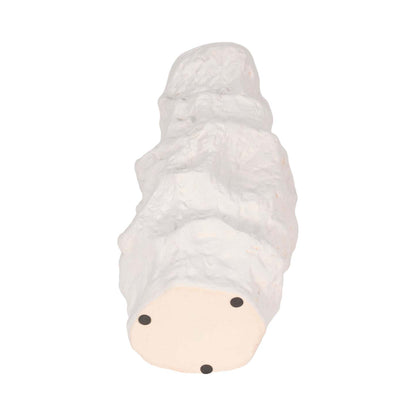 Vase de 17 po en céramique à texture irrégulière - blanc