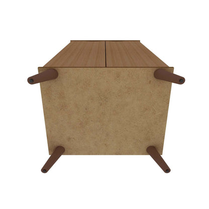 Manhattan Comfort Hampton Shoe Closet with 4 Shelves Solid Wood Legs - Maple Cream|Armoire à chaussures Hampton de Manhattan Comfort avec 4 tablettes et pattes en bois massif - crème d'érable