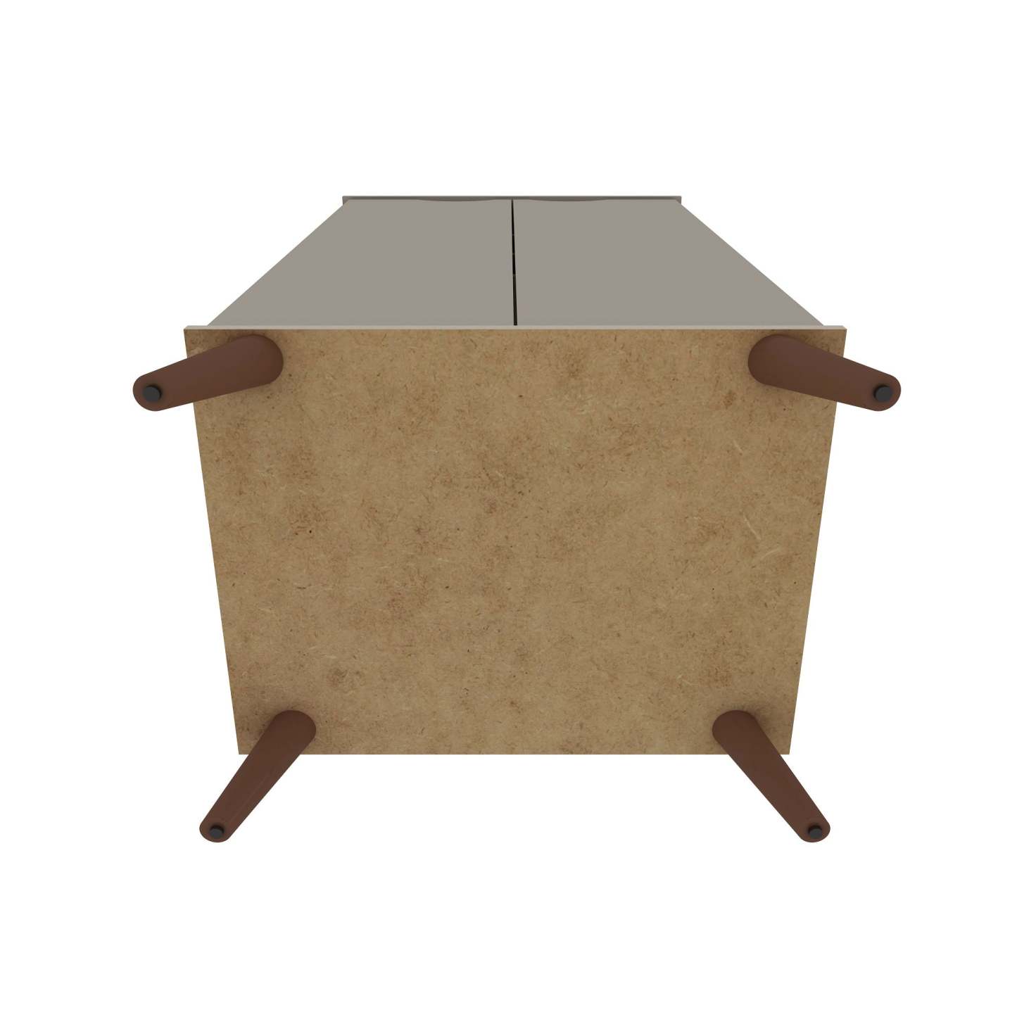 Manhattan Comfort Hampton Shoe Closet with 4 Shelves Solid Wood Legs - Off White &amp; Maple Cream|Armoire à chaussures Hampton de Manhattan Comfort avec 4 tablettes et pattes en bois massif - blanc cassé et crème d'érable