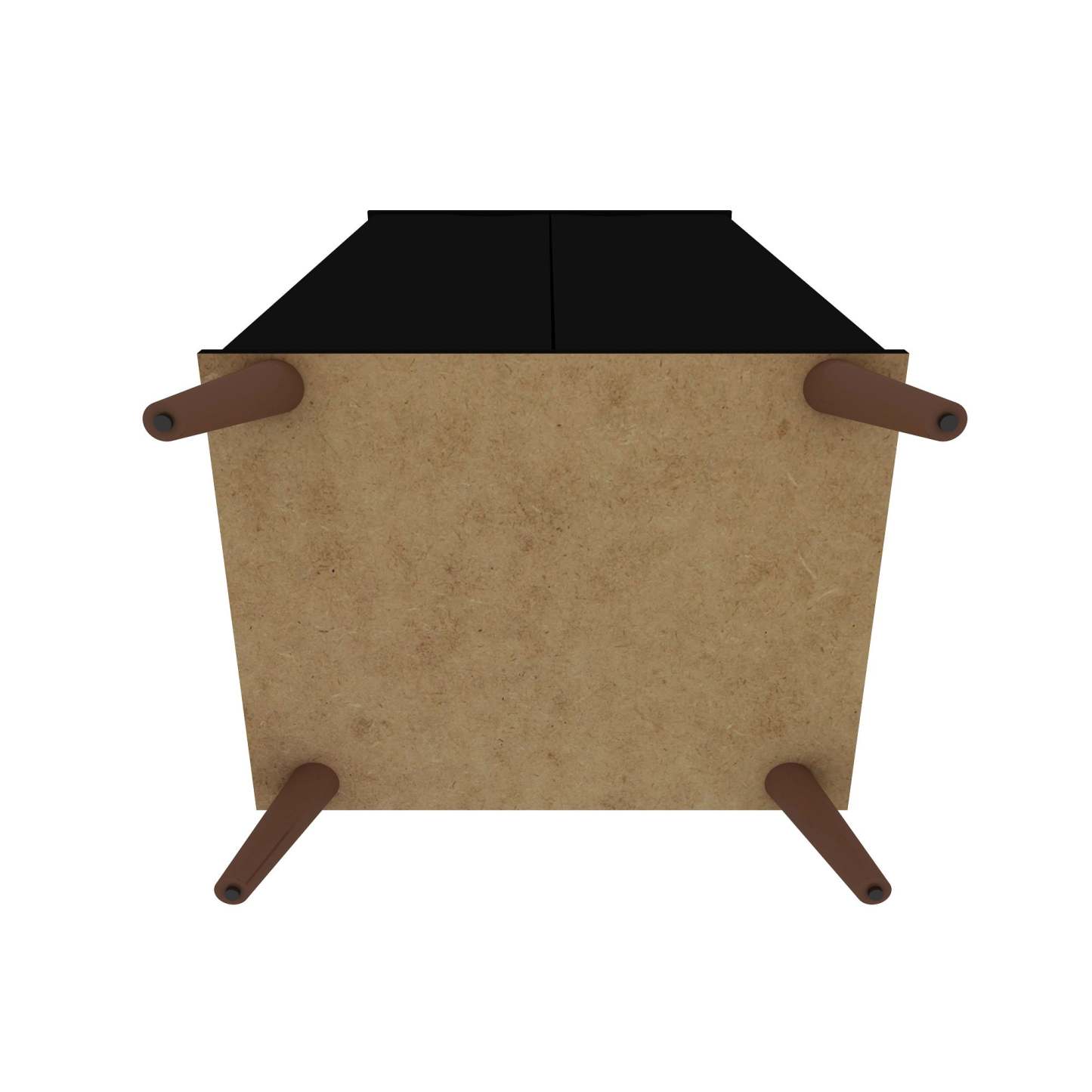 Manhattan Comfort Hampton Shoe Closet with 4 Shelves Solid Wood Legs - Black|Armoire à chaussures Hampton de Manhattan Comfort avec 4 tablettes et pattes en bois massif - noire