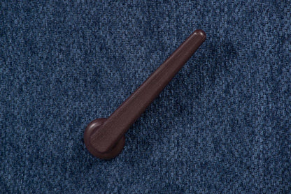 Fabriqué au Canada Fauteuil inclinable à bascule en tissu chenille 35 - Bleu marine | Fauteuil berçant inclinable de 35 po fabriqué au Canada en tissu de chenille - bleu marine