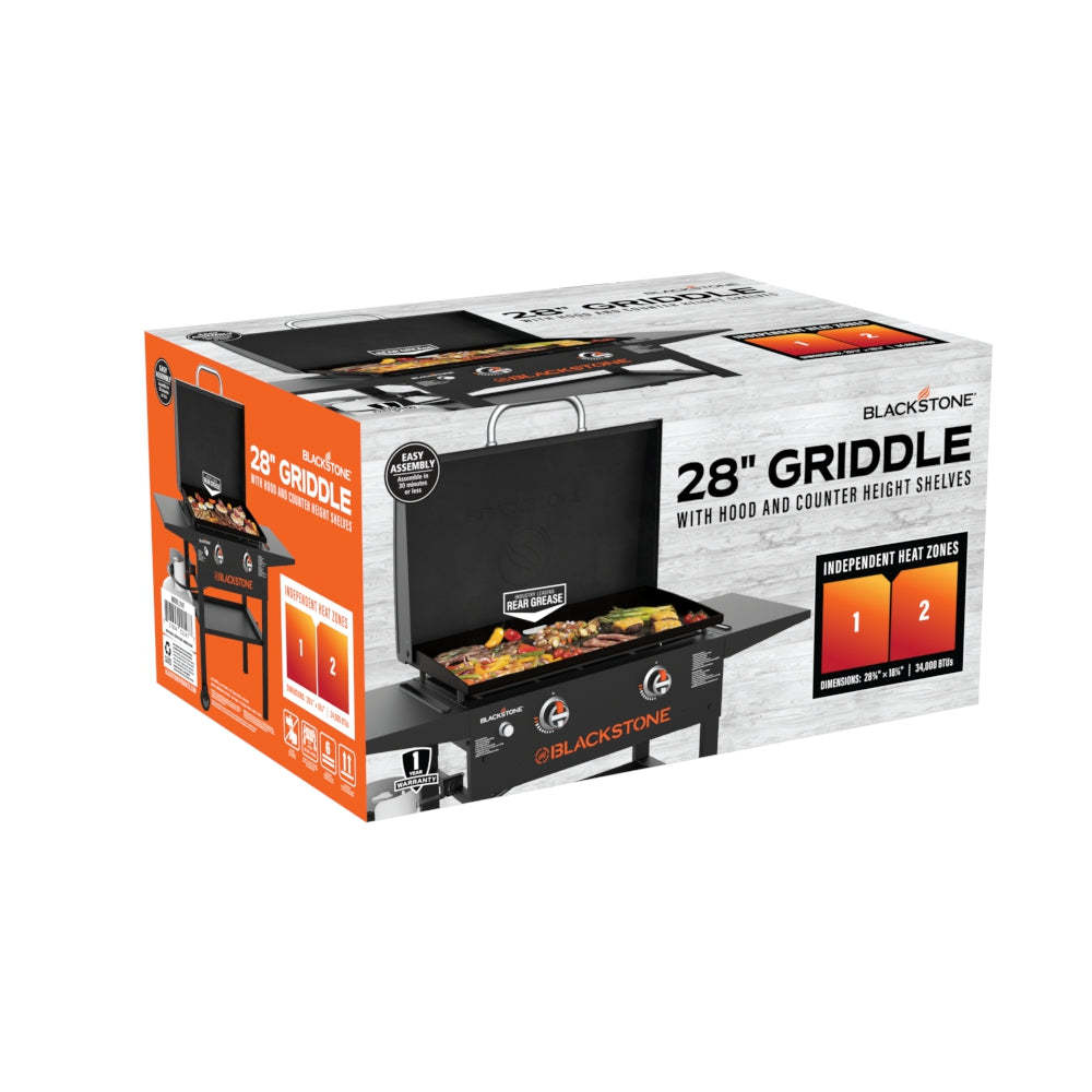 Blackstone 28 Original Omnivore Griddle with Hood - 2287|Plaque chauffante Original Omnivore de Blackstone de 28 po avec hotte - 2287