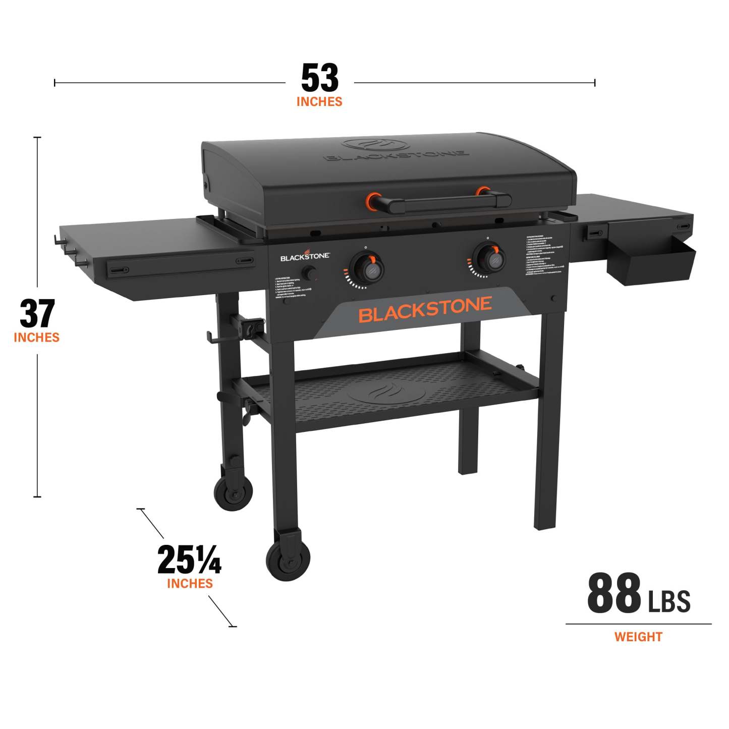 Blackstone 28 Original Omnivore Griddle with Hood - 2287|Plaque chauffante Original Omnivore de Blackstone de 28 po avec hotte - 2287