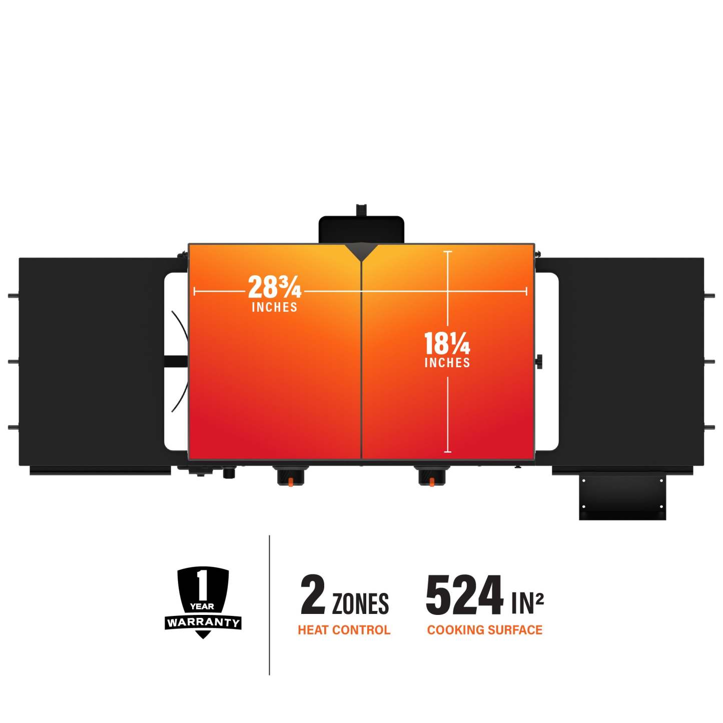 Blackstone 28 Original Omnivore Griddle with Hood - 2287|Plaque chauffante Original Omnivore de Blackstone de 28 po avec hotte - 2287