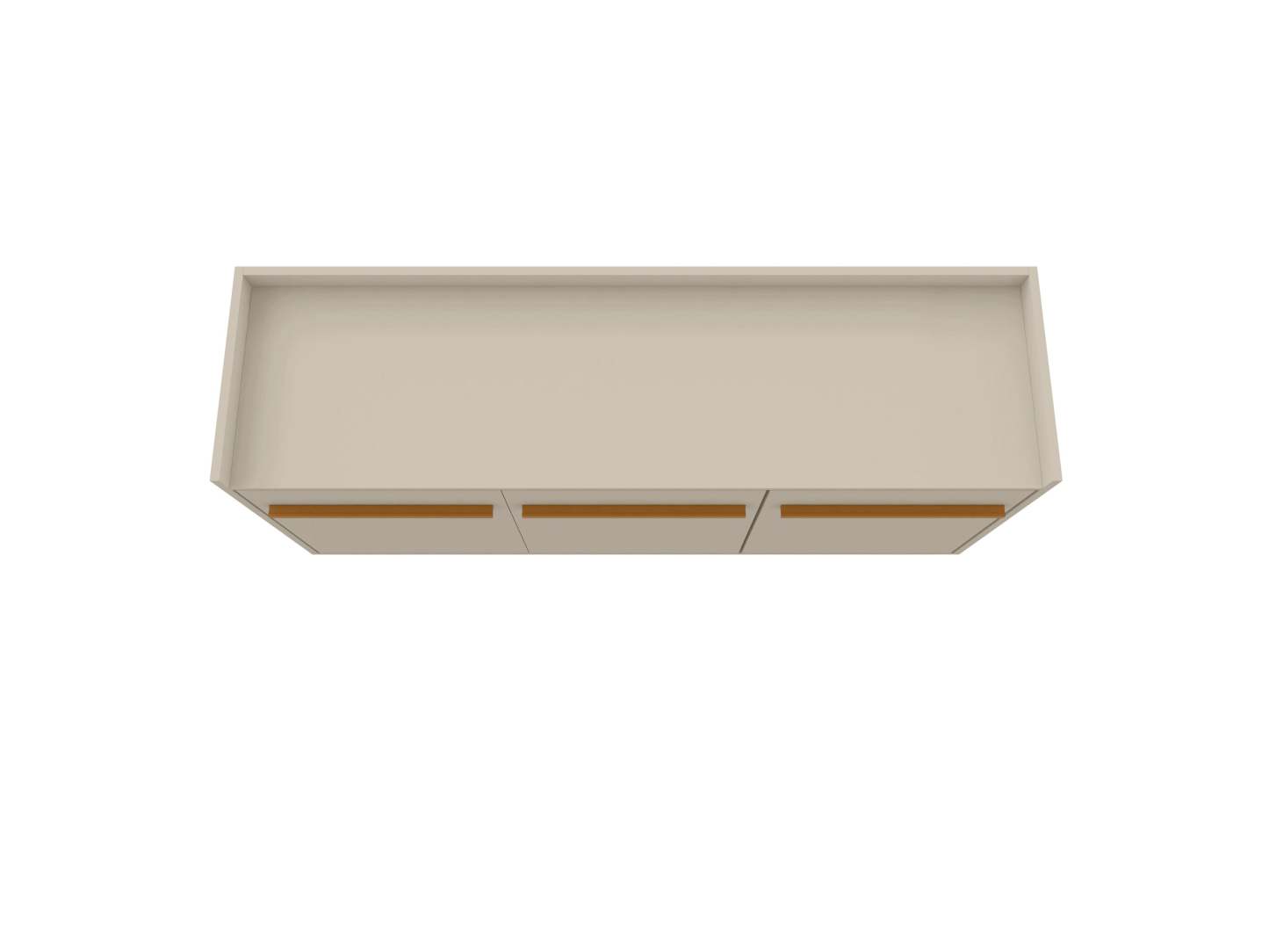 Manhattan Comfort Bradley 53.54" Buffet Stand with 4 Shelves - Off White|Buffet Bradley de Manhattan Comfort de 53,54 po avec 4 tablettes - blanc cassé