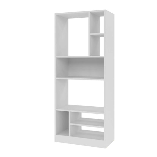 Bibliothèque durable Valenca de Manhattan Comfort avec 5 tablettes - blanche