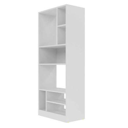 Bibliothèque durable Valenca de Manhattan Comfort avec 5 tablettes - blanche