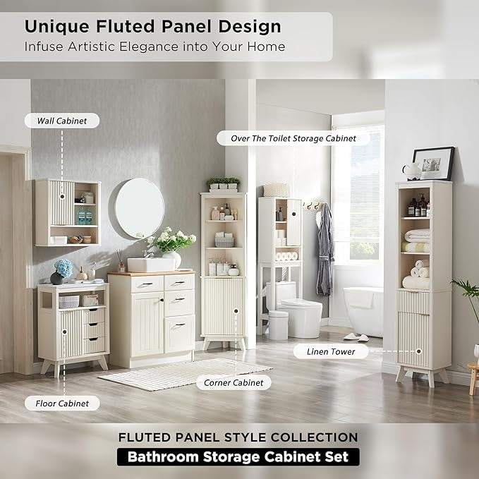 Armoire murale moderne pour salle de bain, armoire à pharmacie, organisateur de rangement mural