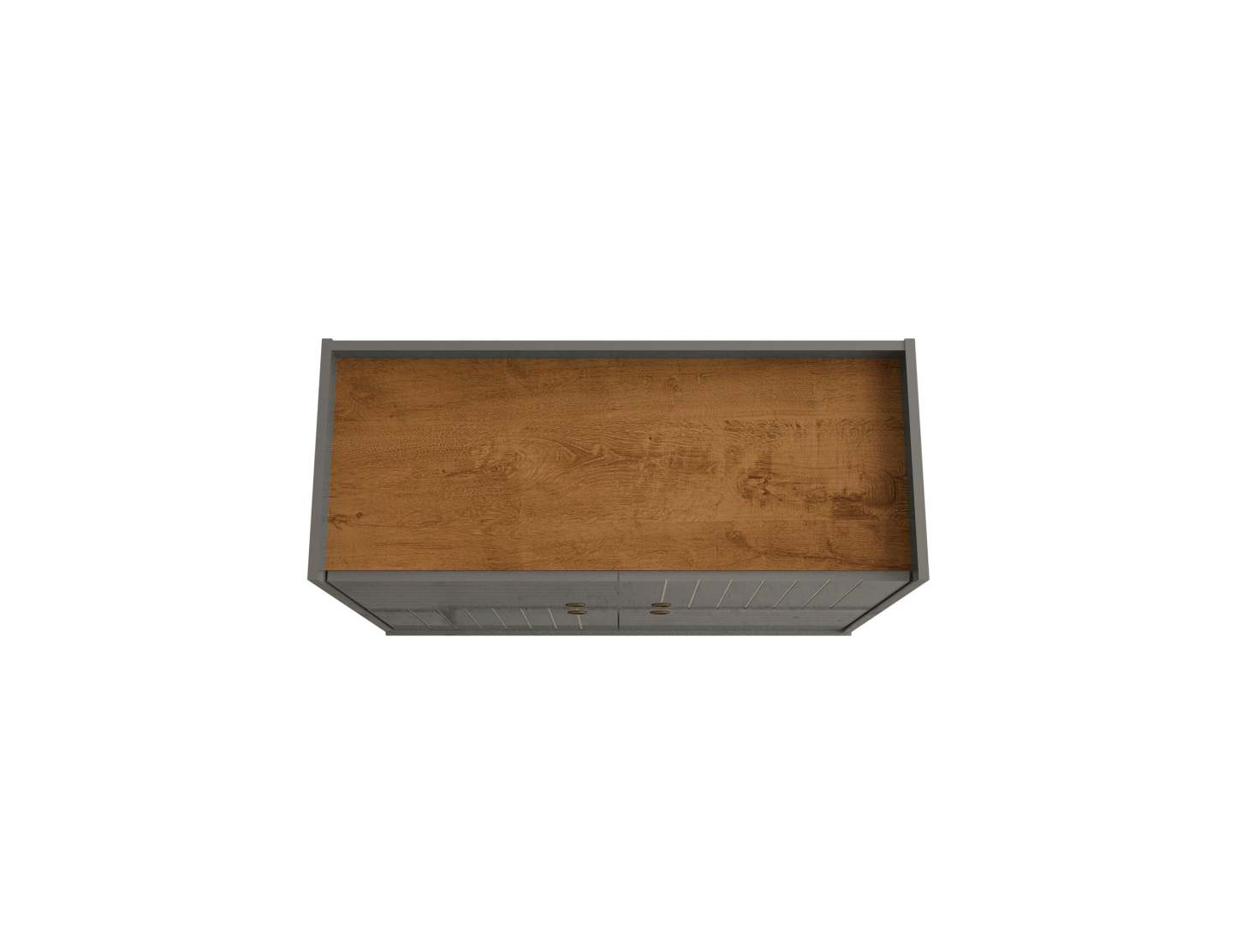 Manhattan Comfort Bogart Mid-Century Modern Accent Cabinet - Grey &amp; Natural|Armoire décorative Bogart de Manhattan Comfort de style moderne du milieu du 20e siècle - grise et naturelle