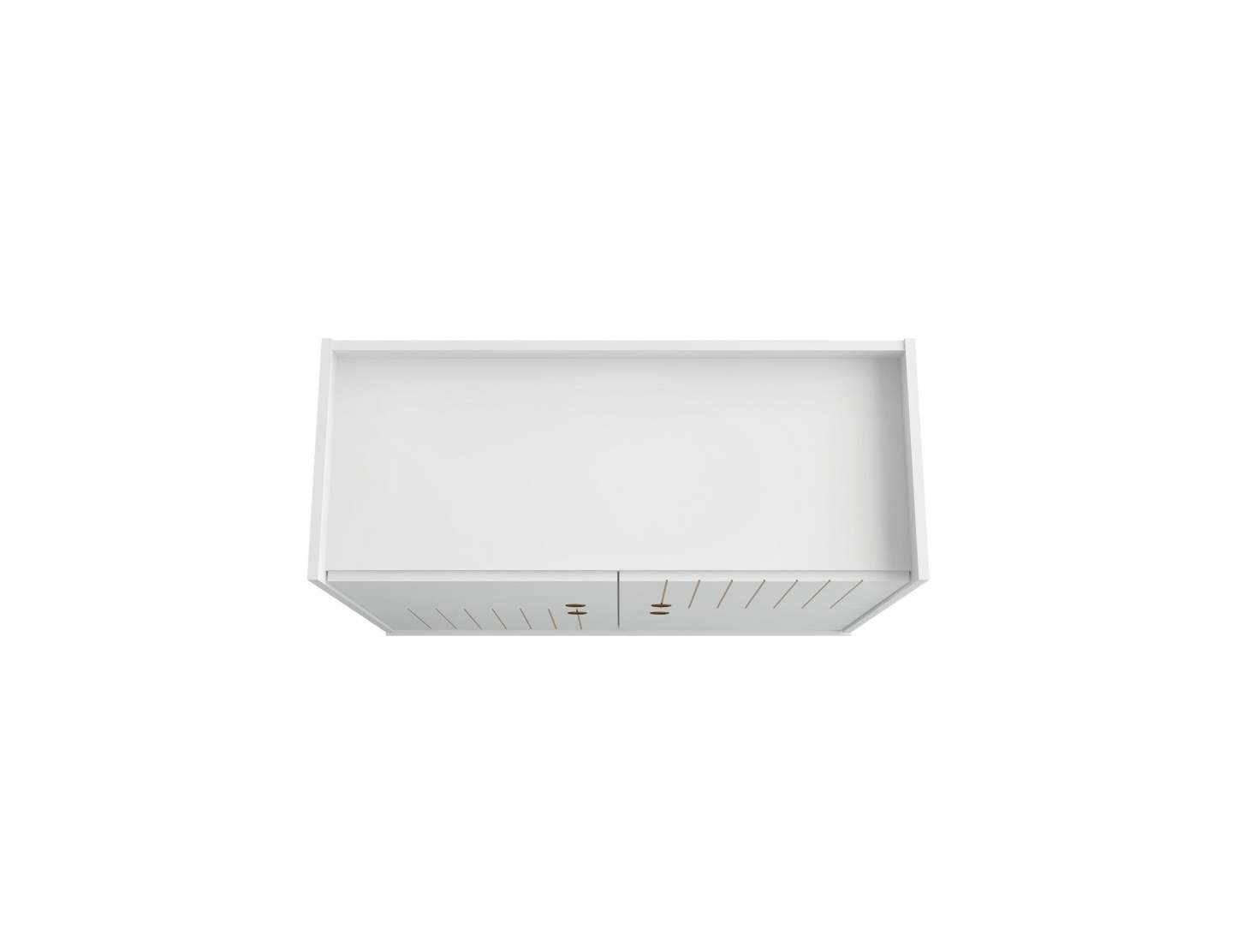 Manhattan Comfort Bogart Mid-Century Modern Accent Cabinet - White &amp; Natural|Armoire décorative Bogart de Manhattan Comfort de style moderne du milieu du 20e siècle - blanche et naturelle