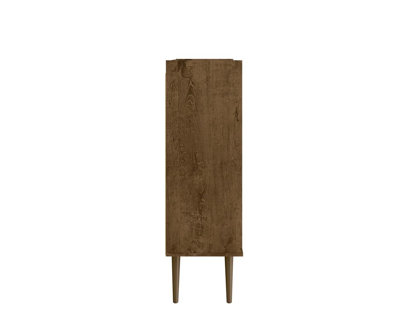 Manhattan Comfort Bogart Mid-Century Modern Accent Cabinet - Rustic Brown &amp; Natural|Armoire décorative Bogart de Manhattan Comfort de style moderne du milieu du 20e siècle - brun rustique et naturel