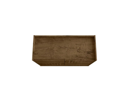 Manhattan Comfort Bogart Mid-Century Modern Accent Cabinet - Rustic Brown &amp; Natural|Armoire décorative Bogart de Manhattan Comfort de style moderne du milieu du 20e siècle - brun rustique et naturel