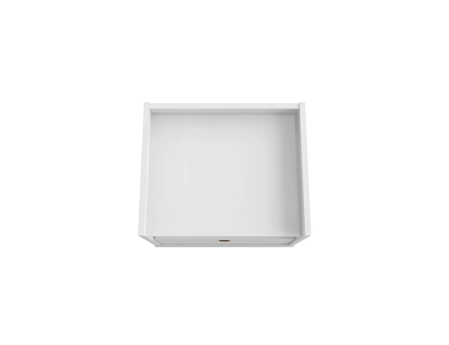 Manhattan Comfort Bogart Mid-Century Modern Nightstand - White &amp; Natural|Table de nuit Bogart de Manhattan Comfort de style moderne du milieu du 20e siècle - blanche et naturelle