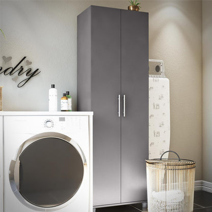 Ameriwood Home Camberly 24 Utility Storage Cabinet - Graphite Grey|Armoire de rangement tout usage Camberly d'Ameriwood Home de 24 po - gris graphite