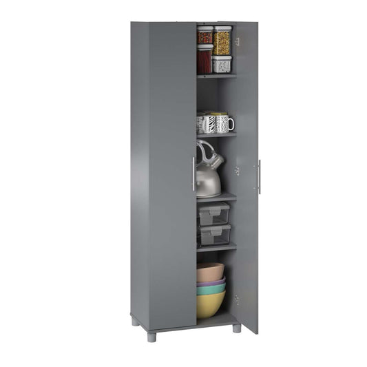 Ameriwood Home Camberly 24 Utility Storage Cabinet - Graphite Grey|Armoire de rangement tout usage Camberly d'Ameriwood Home de 24 po - gris graphite