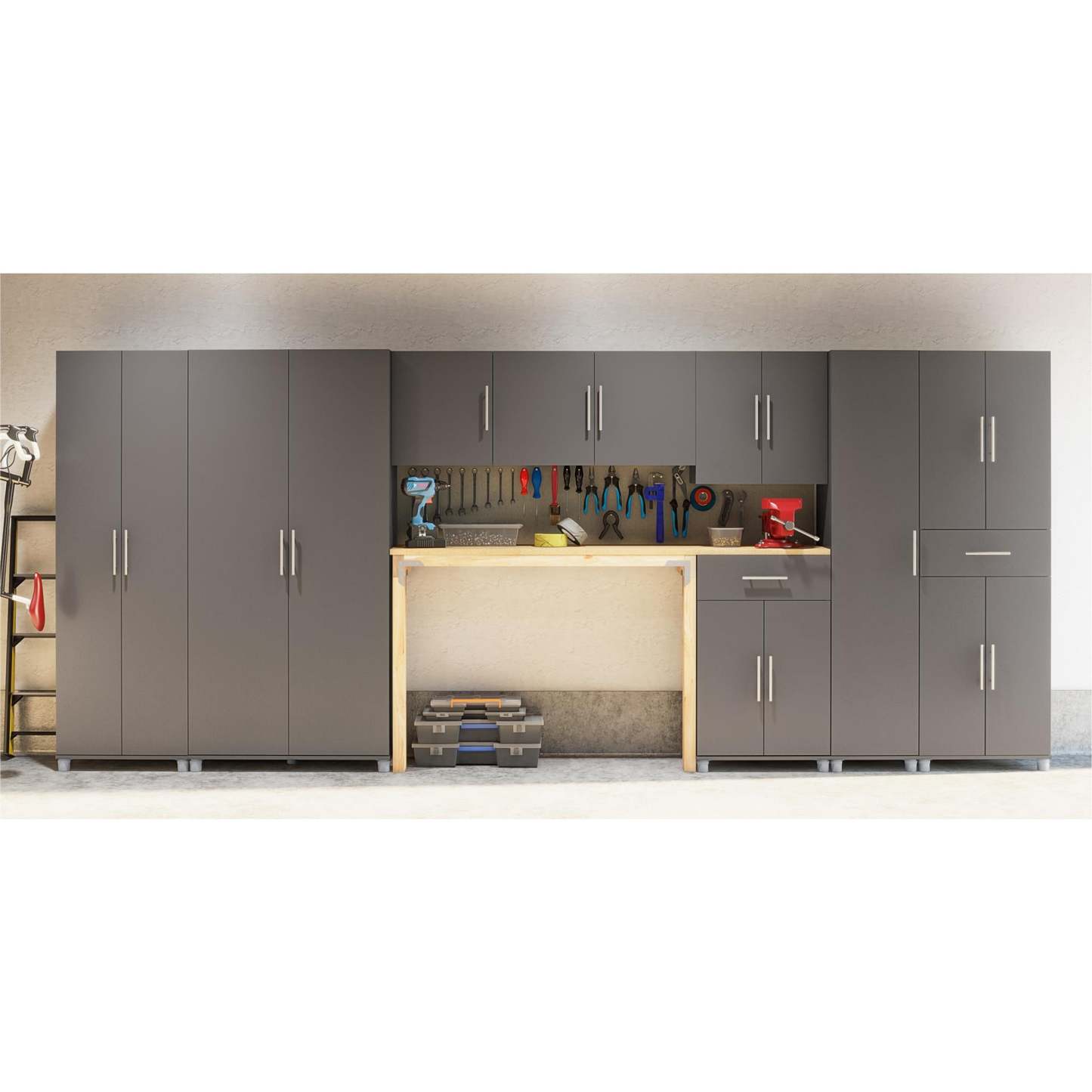 Ameriwood Home Camberly 24 Utility Storage Cabinet - Graphite Grey|Armoire de rangement tout usage Camberly d'Ameriwood Home de 24 po - gris graphite