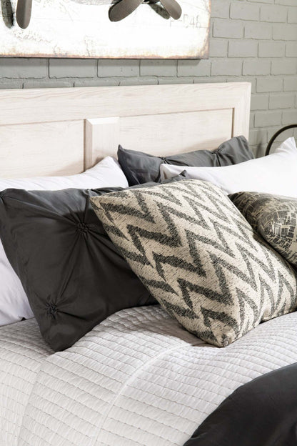 Lit à panneaux Yorkdale avec tête de lit et cadre, fabriqué au Canada, blanc - Grand lit | Lit à panneau Yorkdale fabriqué au Canada avec tête de lit et cadre de lit, blanc - format grand lit