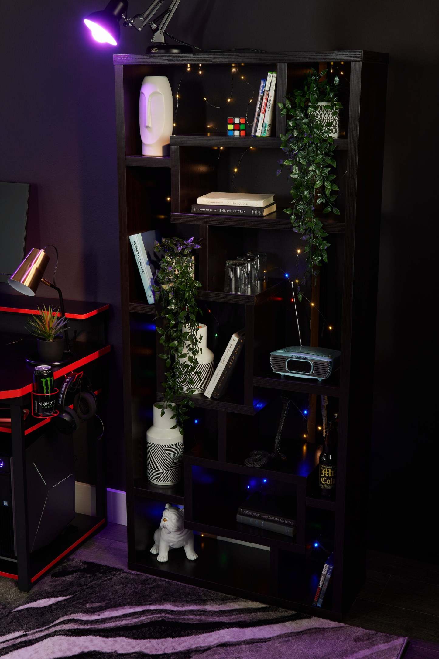 Bibliothèque ouverte Florence 32 - Espresso|Bibliothèque ouverte Florence de 32 po - expresso