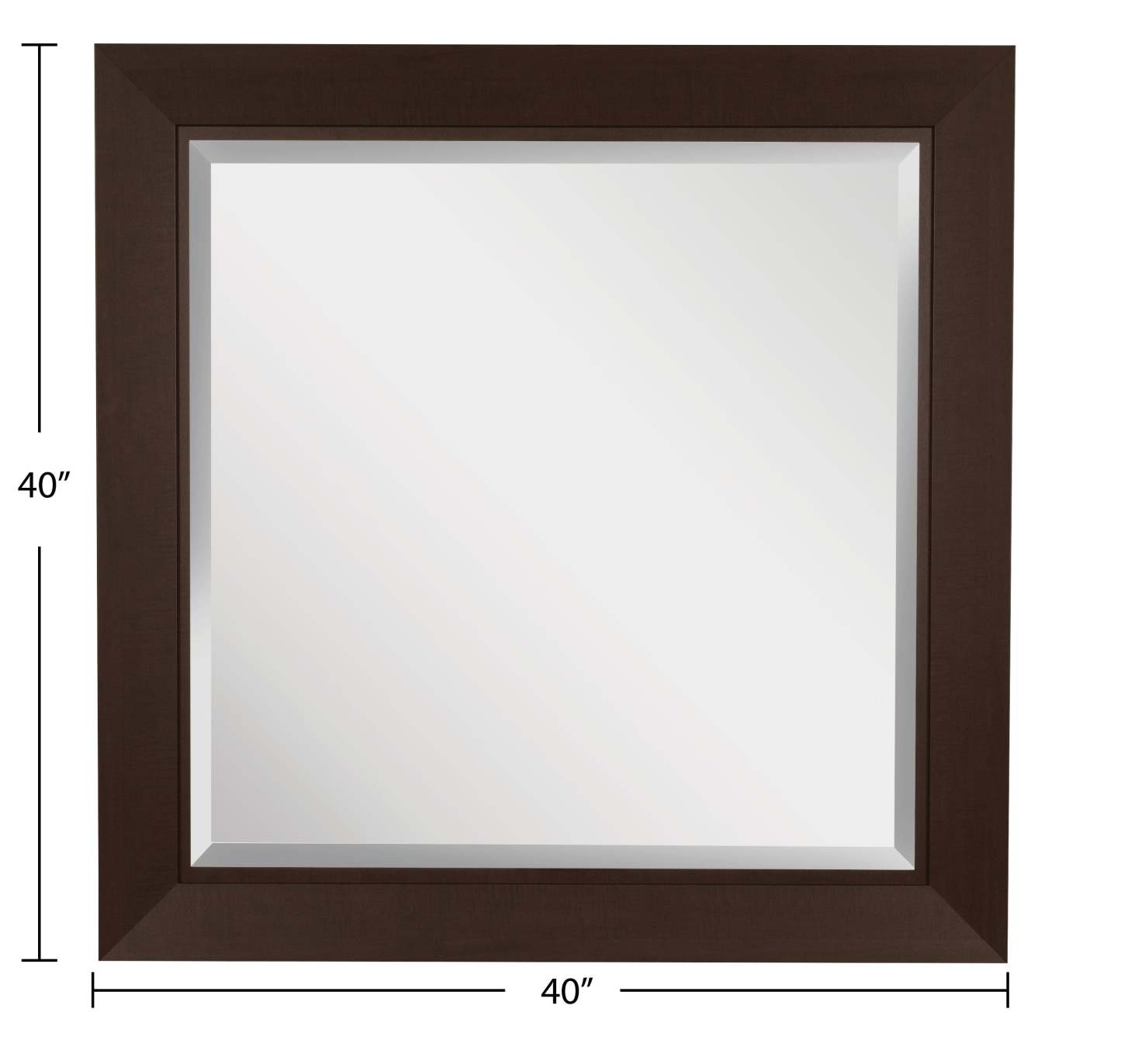 Miroir de commode de chambre Yorkdale, fabriqué au Canada - Brun | Miroir de commode de chambre à coucher Yorkdale, fabriqué au Canada - brun