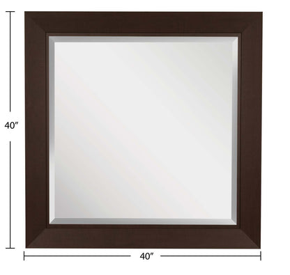 Miroir de commode de chambre Yorkdale, fabriqué au Canada - Brun | Miroir de commode de chambre à coucher Yorkdale, fabriqué au Canada - brun