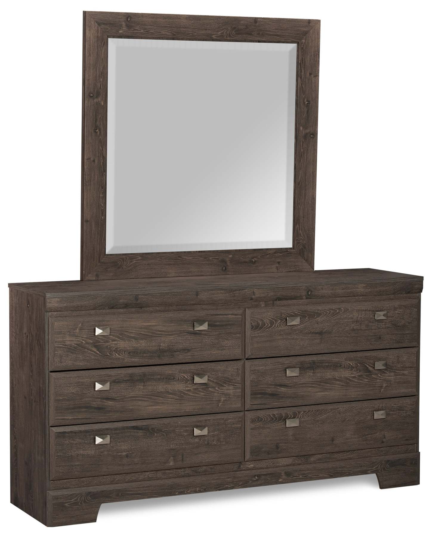 Miroir de commode de chambre Yorkdale, fabriqué au Canada - Gris | Miroir de commode de chambre à coucher Yorkdale, fabriqué au Canada - gris