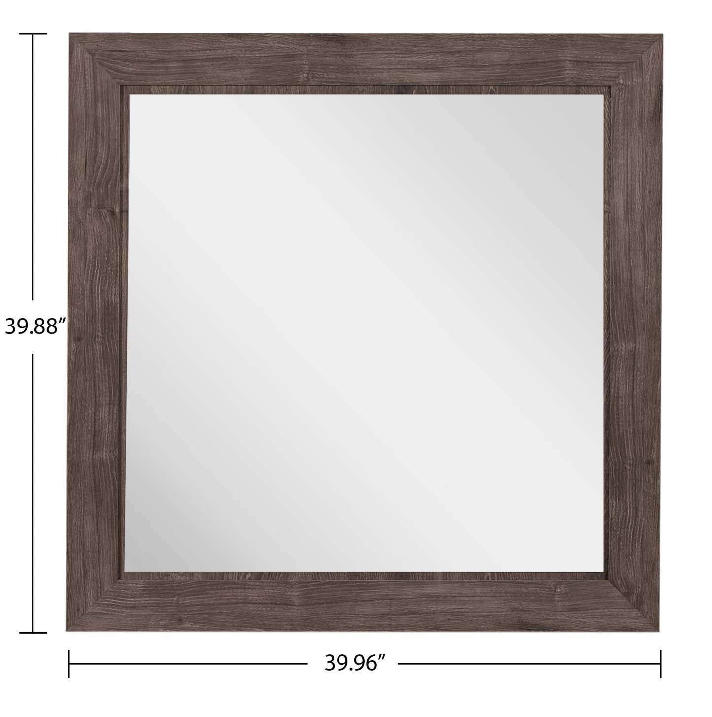 Miroir de commode de chambre Yorkdale, fabriqué au Canada - Gris | Miroir de commode de chambre à coucher Yorkdale, fabriqué au Canada - gris