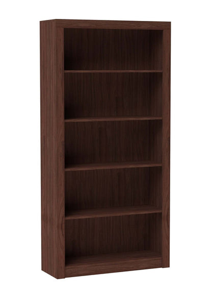 Bibliothèque classique Olinda de Manhattan Comfort avec 5 tablettes - brun noix