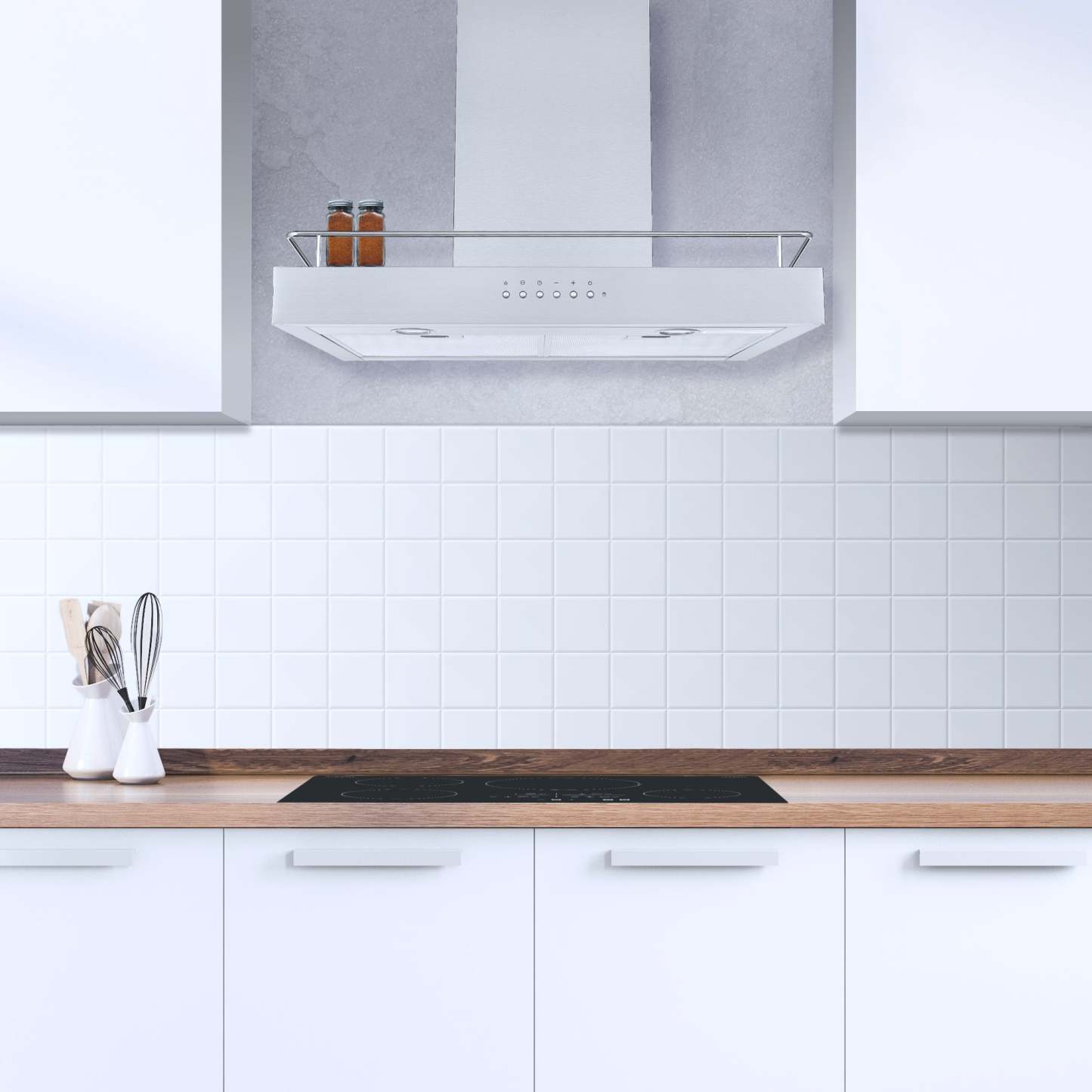 Hotte de cuisine murale convertible Ancona 30 - AN-1568 | Hotte de cuisinière murale convertible Ancona de 30 po - AN-1568 | D77G0M89