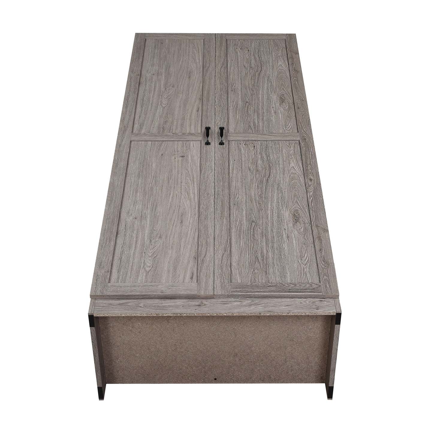 Manhattan Comfort Hopkins Modern Freestanding Storage Closet with 7 Shelves - Grey|Armoire de rangement autoportante moderne Hopkins de Manhattan Comfort avec 7 tablettes - noire