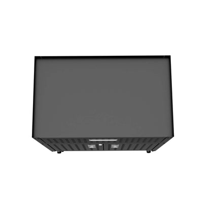 Manhattan Comfort Fortress Textured Metal 31.5 Garage Mobile Cabinet with Drawer &amp; 2 Adjustable She|Armoire mobile Fortress de Manhattan Comfort de 31,5 po en métal texturé avec tiroir et 2 tablettes