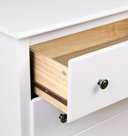 Monterey Tall 2-Drawer Nightstand - Blanc|Table de nuit haute Monterey à 2 tiroirs - blanche