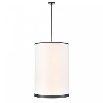 Lustre A 8 lampes High Street, Noir