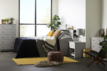 Commode 6 tiroirs Vito - Gris Doux | Commode Vito 6 Tiroirs - Gris Clair