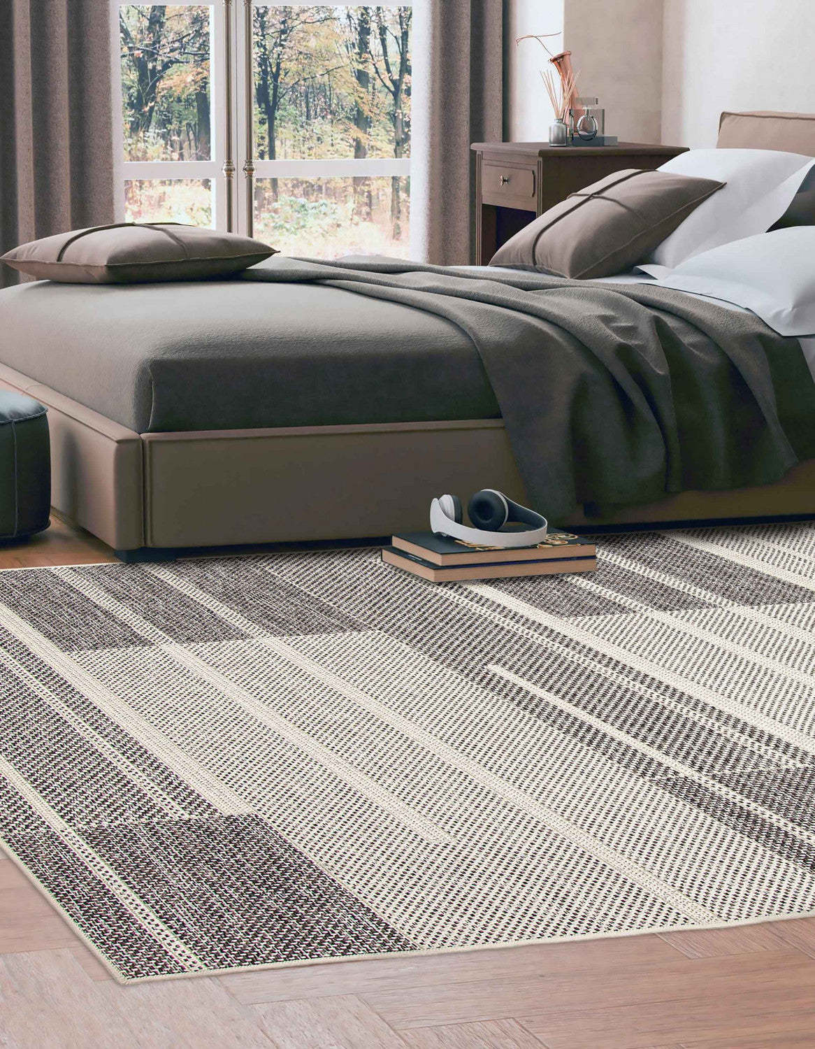 Tapis Atlas Ivoire - 5'0 x 8'0|Tapis Atlas ivoire - 5 pi 0 po x 8 pi 0 po