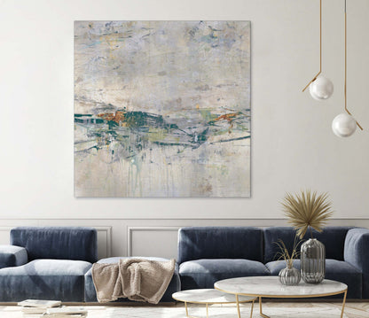 Œuvre d'art murale géante « Broken Road III » 54 x 54