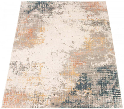 Tapis Diana gris clair 6'7 x 9'6