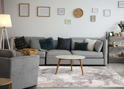 Tapis London Wavy Ocean Area - 5'3 x 7'7|Carpette London à motif d'océan ondulé - 5 pi 3 po x 7 pi 7 po