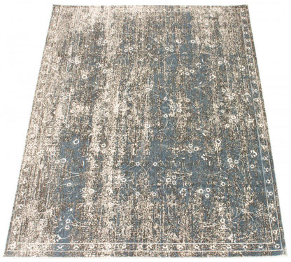 Tapis Dayna Bleu, Gris 8'0 X 10'0 Tapis|Carpette Dayna grise 8 pi 0 po x 10 pi 0 po