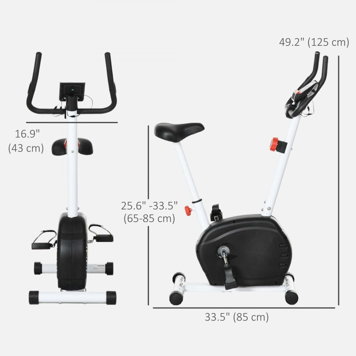 Soozier Velo D'exercice Avec Résistance Magnétique À 8 Niveaux|Soozier Exercise Bike With 8-level Magnetic Resistance