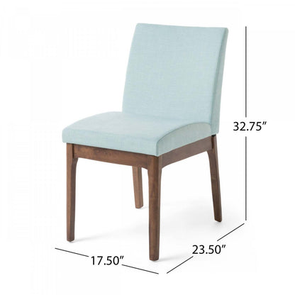 Ensemble de 2 chaises de salle à manger Anastasia avec revêtement en tissu - Menthe | Lot De 2 Chaises De Salle À Manger Anastasia Avec Revêtement En Tissu - Couleur Menthe