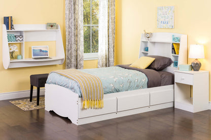 Tête de lit simple Astrid - Blanc|Tête de lit Astrid pour lit simple - blanche