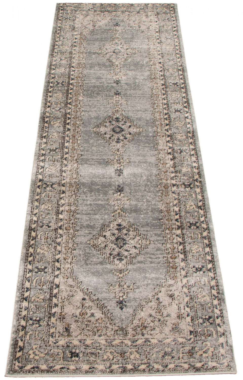 Tapis Bleu Octavian Bijar - 2'7 x 8'2|Carpette Octavian Bijar bleu - 2 pi 7 po x 8 pi 2 po| D295TO27