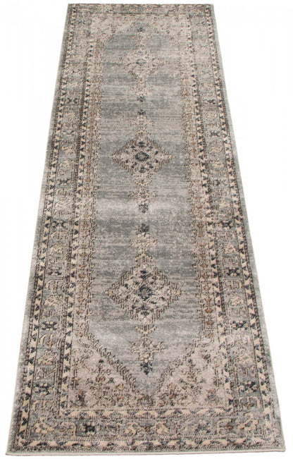 Tapis Bleu Octavian Bijar - 2'7 x 8'2|Carpette Octavian Bijar bleu - 2 pi 7 po x 8 pi 2 po| D295TO27