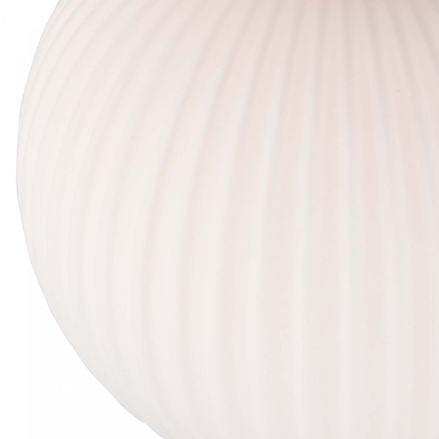 Lampe suspendue Kate à 1 lumière 14, laiton brossé avec verrerie nervurée | Suspension A 1 lampe Kate De 14 po, Laiton Brosse Et Verre Nervure