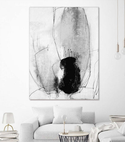 Œuvre d'art murale géante « Looking Lens I » 72 x 54