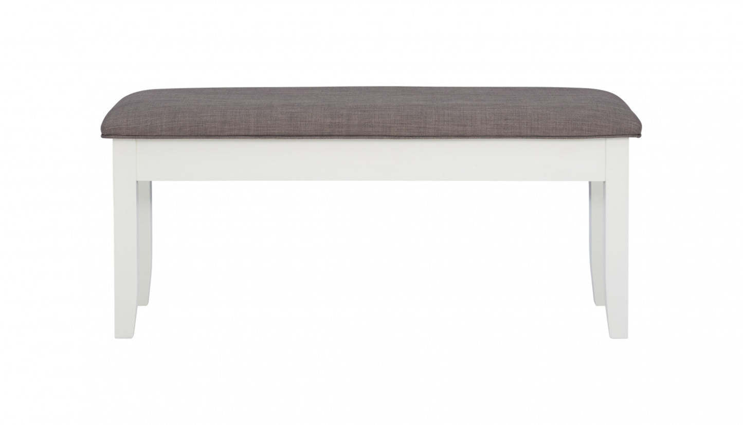 Jane Fabric Storage Dining Bench - Taupe|Banc de salle à manger Jane en tissu avec rangement - taupe